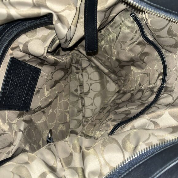 Coach 9151 Legacy Vintage Bucket Shoulder Hobo Bag Black Leather - Picture 10 of 11